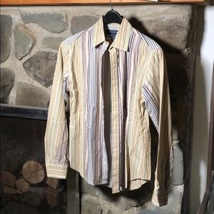 French Connection button down. Striped Men’s  S.